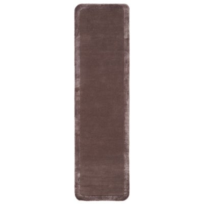 Hugo Hand Tufted Modern Wool Runner Rug, 80x400cm, Grape