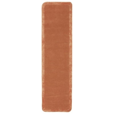Hugo Hand Tufted Modern Wool Runner Rug, 80x300cm, Spice