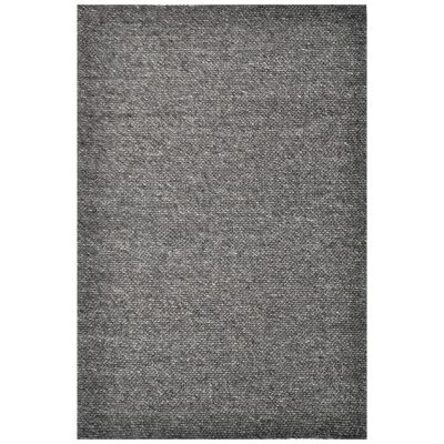 Adelaid Handwoven Wool Rug, 110x160cm, Charcoal