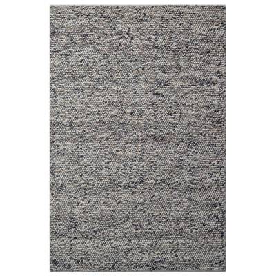 Beads No.6372 Handwoven Wool Rug, 160x110cm, Natural