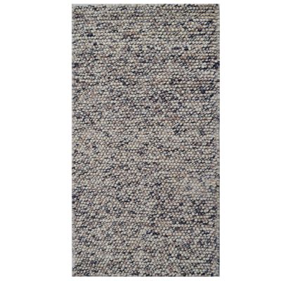 Beads No.6372 Handwoven Wool Rug, 150x80cm, Natural