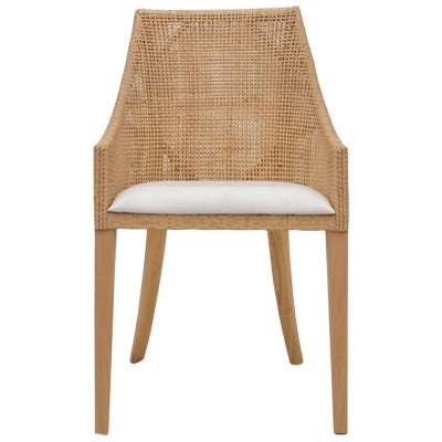 Amiya Rattan & Timber Dining Chair