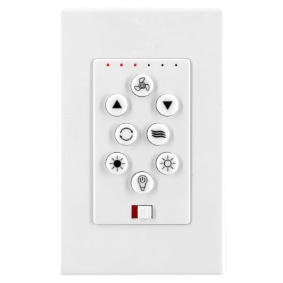 Brilliant Wall Controller for DC Ceiling Fans with Isolation Switch