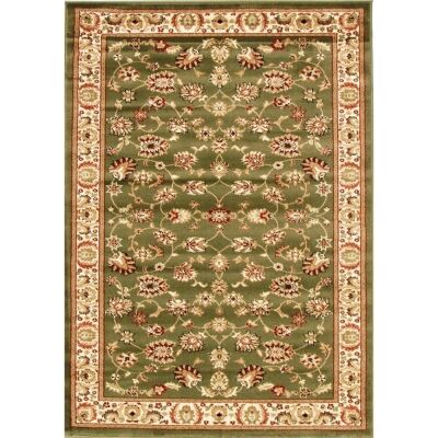 Istanbul Floral Turkish Made Oriental Rug, 290x200cm, Green