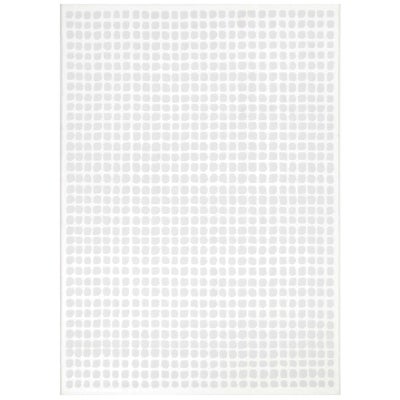 Jade Geometric Modern Rug, 290x200cm, Cream / Grey