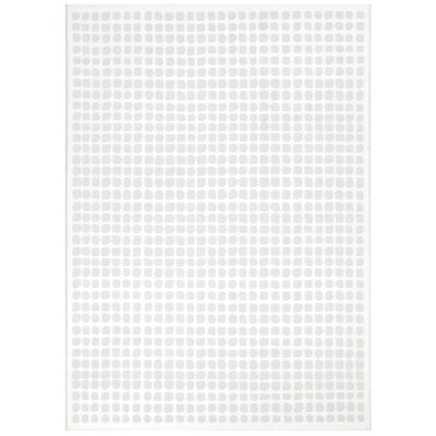 Jade Geometric Modern Rug, 330x240cm, Cream / Grey