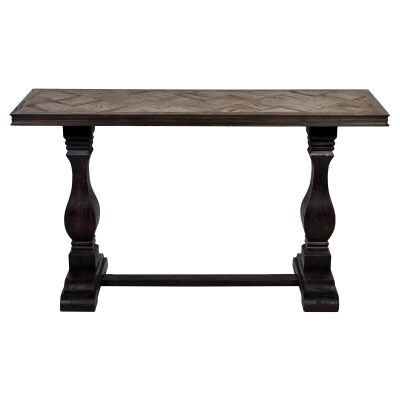 Royston Reclaimed Timber Pedestal Hall Table, 140cm