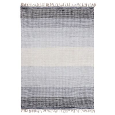 Ombre Handwoven Wool Rug, 230x160cm, Grey