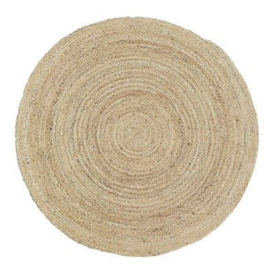Anglo Jute Round Rug, 200cm, Natural