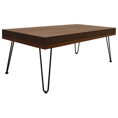 Knox Timber & Metal Coffee Table, 120cm