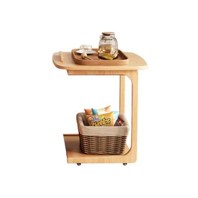 Sophie Ashwood C-shape Side Table with Castors