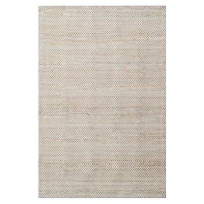 Bali No.1149 Handwoven Jute & Cotton Rug, 160x230cm, Natural