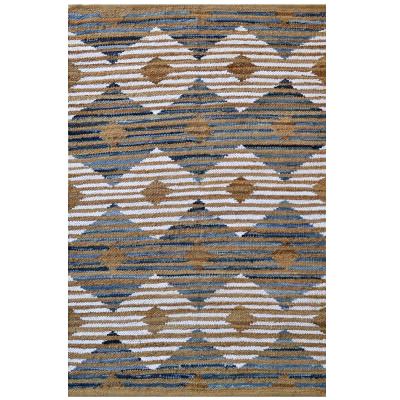 Jamaica No.1103 Handwoven Organic Jute & Cotton Rug, 230x160cm