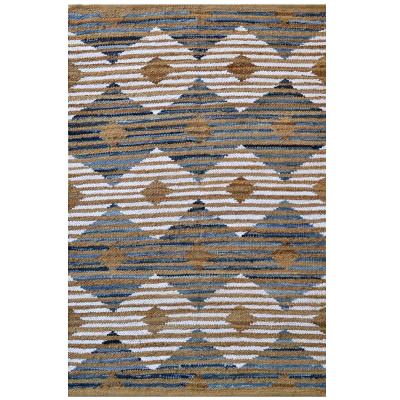 Jamaica No.1103 Handwoven Organic Jute & Cotton Rug, 280x190cm