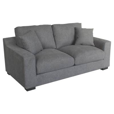 Nicole Fabric Sofa, 2 Seater, Iron
