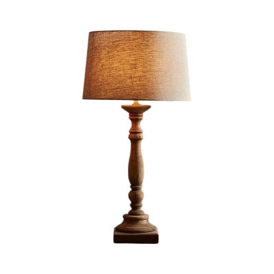 Candela Wooden Base Table Lamp