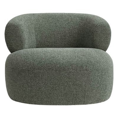 Luvio Fabric Tub Chair, Moss