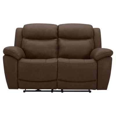 Modulon Fabric Electric Recliner Sofa, 2 Seater, Chocolate