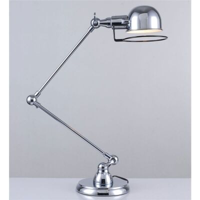 Myles Stainless Steel Desk Lamp, Chrome