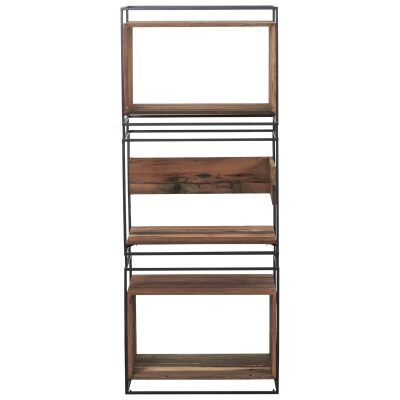 Nako Commercial Grade Reclaimed Timber & Iron Display Shelf