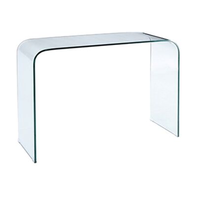 Glacier Glass Hall Table, 110cm, Clear