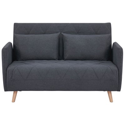 Alnes Fabric Clic Clac Sofa Bed, Double, Charcoal