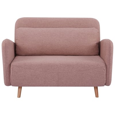 Annadoyle Fabric Clic Clac Sofa Bed, Single, Blush