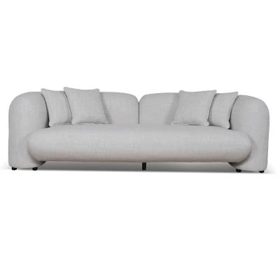 Zarta Fabric Sofa, 3 Seater, Beige