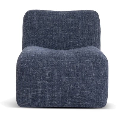 Aenil Fabric Lounge Chair, Navy
