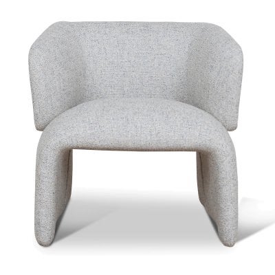 Silvereth Fabric Amrchair, Light Grey