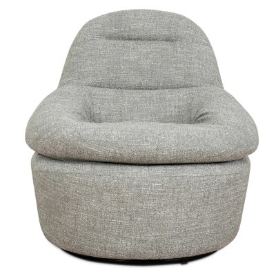 Davory Fabric Swivel Lounge Chair, Mint 