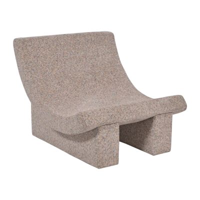 Drovik Fabric Lounge Chair, Latte