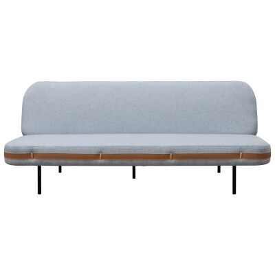 Claremont Fabric Clic Clac Sofa Bed, 3 Seater, Blue Grey