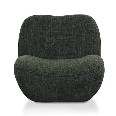 Hoboken Fabric Lounge Chair, Moss Green