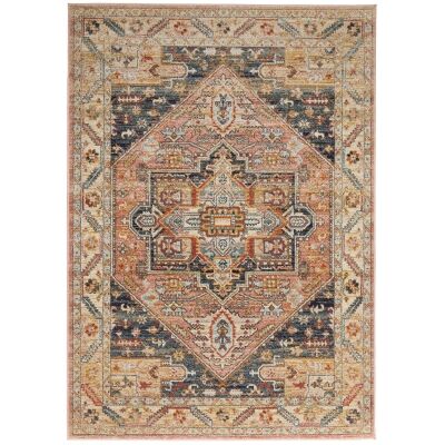 Legacy No.850 Bohemian Rug, 400x300cm, Salmon / Midnight