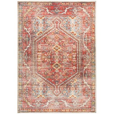 Legacy No.856 Bohemian Rug, 230x160cm, Crimson / Turquoise
