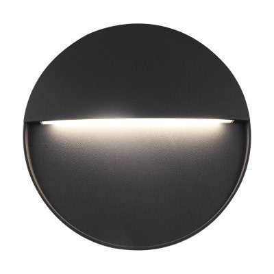 Boon IP54 Exterior Up / Down LED Wall Light, Round