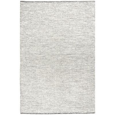 Loft Handwoven Felted Wool Rug, 115x165cm, Black