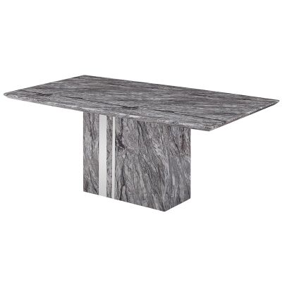 Nicasio Marble 180cm Pedestal Dining Table