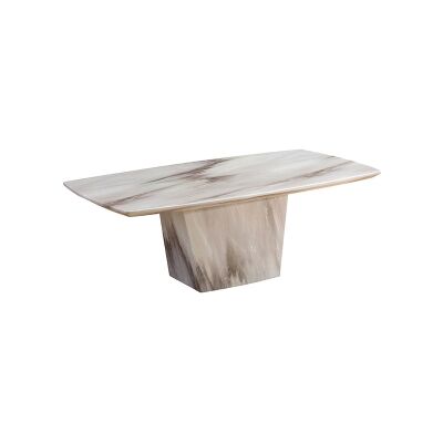 Shelburne Marble Coffee Table, 125cm