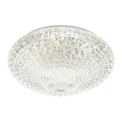 Lilac LED Oyster Ceiling Light, 18W, CCT
