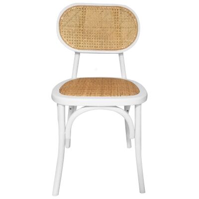 Lima Timber Dining Chair, White