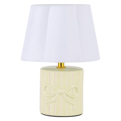 Miri Ribbon Bow Ceramic Base Table Lamp