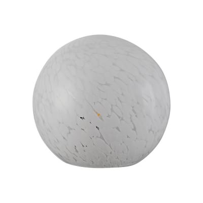 Lyra Glass Ball Table Lamp, White