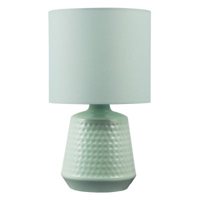 Hyde Metal Base Touch Table Lamp, Mint