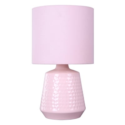 Hyde Metal Base Touch Table Lamp, Pink