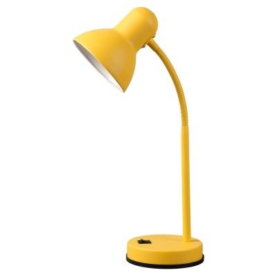 Lewis Metal Adjustable Desk Lamp, Yellow