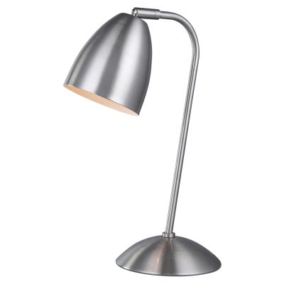 Astro Metal Adjustable Touch Desk Lamp, Satin Chrome