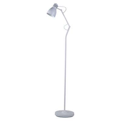 Nord Metal Adjustable Floor Lamp, White