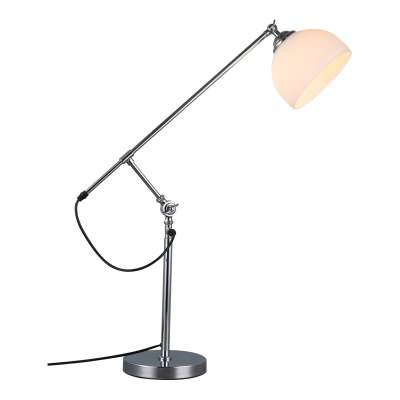 Noemi Iron & Glass Adjustable Desk Lamp